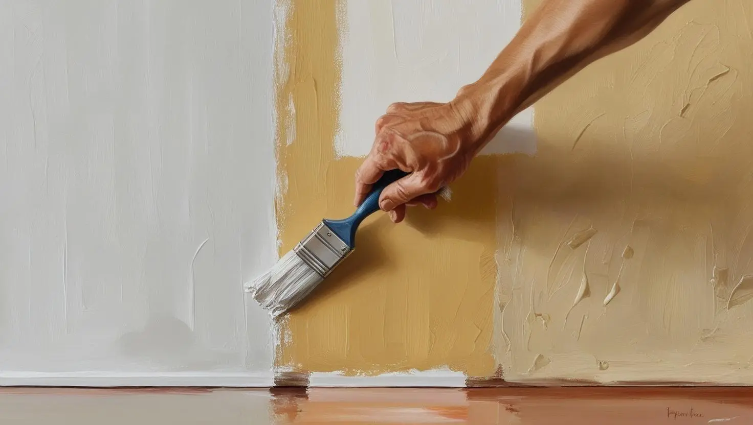 Painting wall Over Damp or Dirty Surfaces Painting Over Damp or Dirty Surfaces